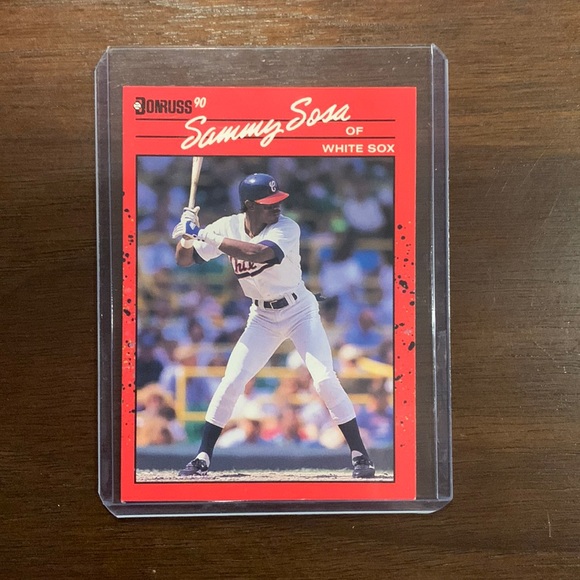 Sammy Sosa 1990 Donruss Rookie Card #489 - Picture 1 of 2